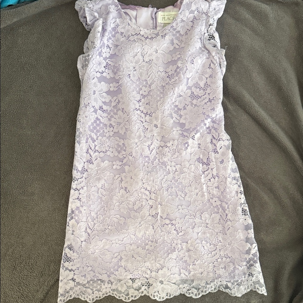 The Children's Place Light Purple Lace Dress